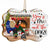 You And Me And The Dogs - Christmas Gift For Dog Cat Lovers - Personalized Custom Wooden Ornament