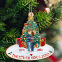 Annoying Each Other No Returns Or Refunds - Christmas Gift For Couples - Personalized Custom Shaped Wooden Ornament