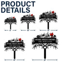 Gift For Couples,Love,Family - Family Together Home Sweet Home - Personalized Metal Garden Stake