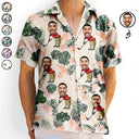 Gift For Men, Gift For Grandpa, Grandpa's Hobby, Dad's Hobby, Gift For Yourself, Funny, Gift For Husband, Gift For Boyfriend, Gift For Father, Sport Dad, Golf - Custom Photo Golf Lovers Funny Art - Personalized Hawaiian Shirt