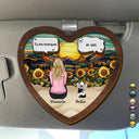 Pet Lovers,Pet Mom,Dog Lovers,Dog Mom,Cat Lovers,Cat Mom,Memorial,French,Non-Eng,Vector,Sympathetic - Tu Me Manques Mémorial Pour Chat Chien - Clip De Pare-Soleil De Voiture À Forme Spéciale Personnalisé