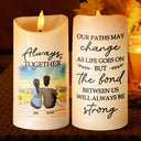 The Bond Between Us Will Always Be Strong - Personalized Flameless LED Candle
