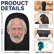 Christmas,Gift For Colleagues,Humorous,Top Market,Vector - Funny White Elephant Gift For Coworkers, Friends - Personalized Ugly Face Balaclava Mask