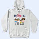 Stars And Stripes Daddy Papa Mommy Nana - Personalized T Shirt