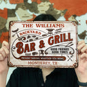 Personalized Grilling Proudly Serving You Bring Customized Classic Metal Signs