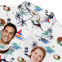 Custom Photo Funny Family Face Vacation - Birthday, Loving Gift For Husband, Wife, Couples, Dad, Mom - Personalized Custom Hawaiian Shirt