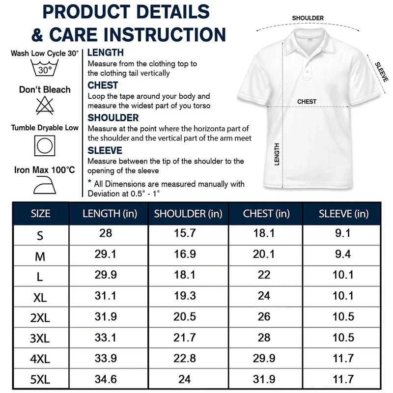 Baseball Dad Best Dad Ever - Personalized Polo Shirt