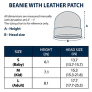 Dog Lovers,Dog Mom,Dog Dad,Dog Couple,New baby,New Dad,New Mom,Happy,Top Market - Dog New Best Friend New Baby - Personalized Beanie With Leather Patch