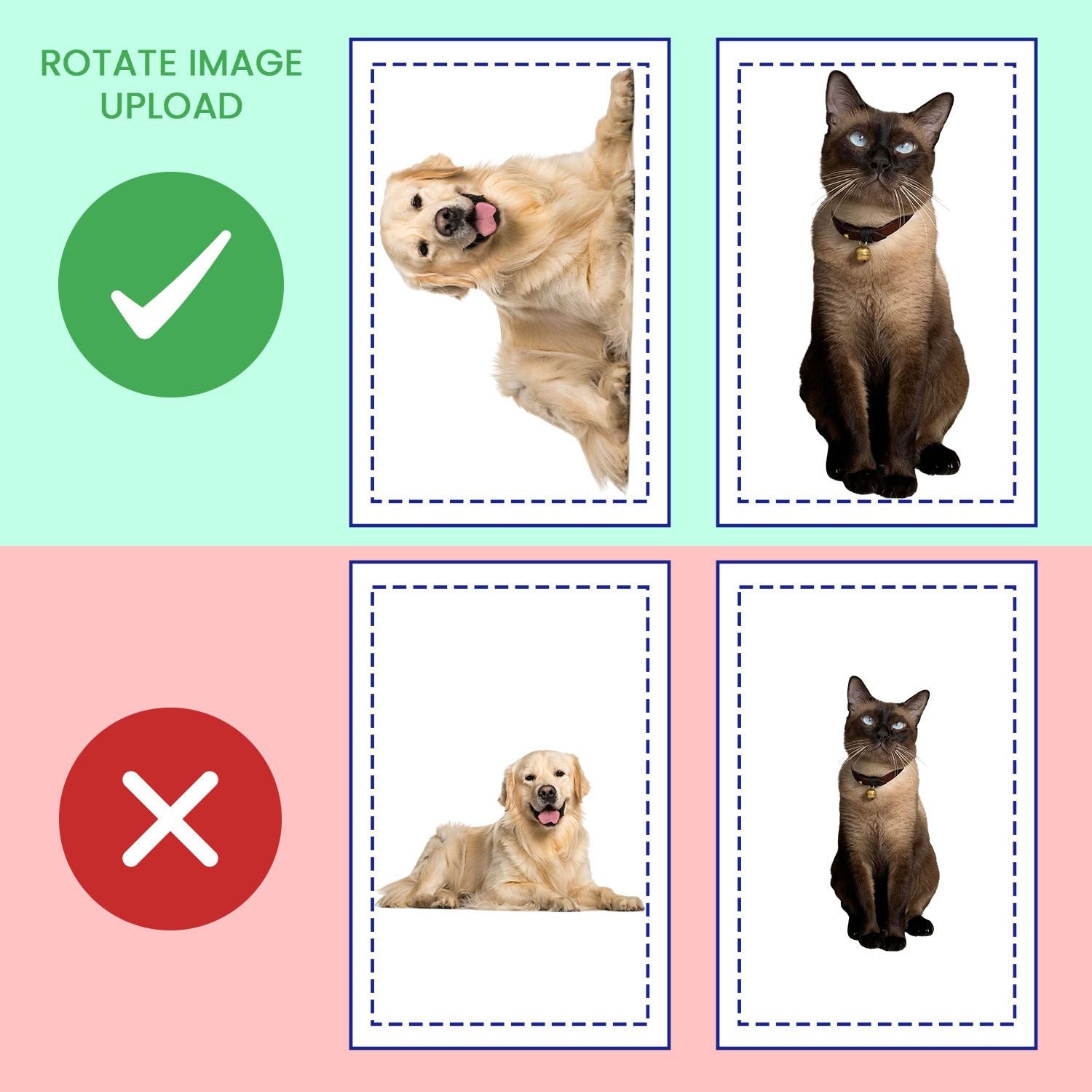 Coussin photo personnalisé à l'effigie de votre animal de compagnie - Cadeau pour amis, amoureux, mari, femme et amoureux des animaux - Coussin personnalisé à l'effigie de votre animal de compagnie