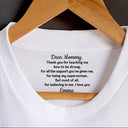 Gift For Mother,Gift For Father,Love - Mom Dad Thank Your For Believing In Me - Personalized T Shirt