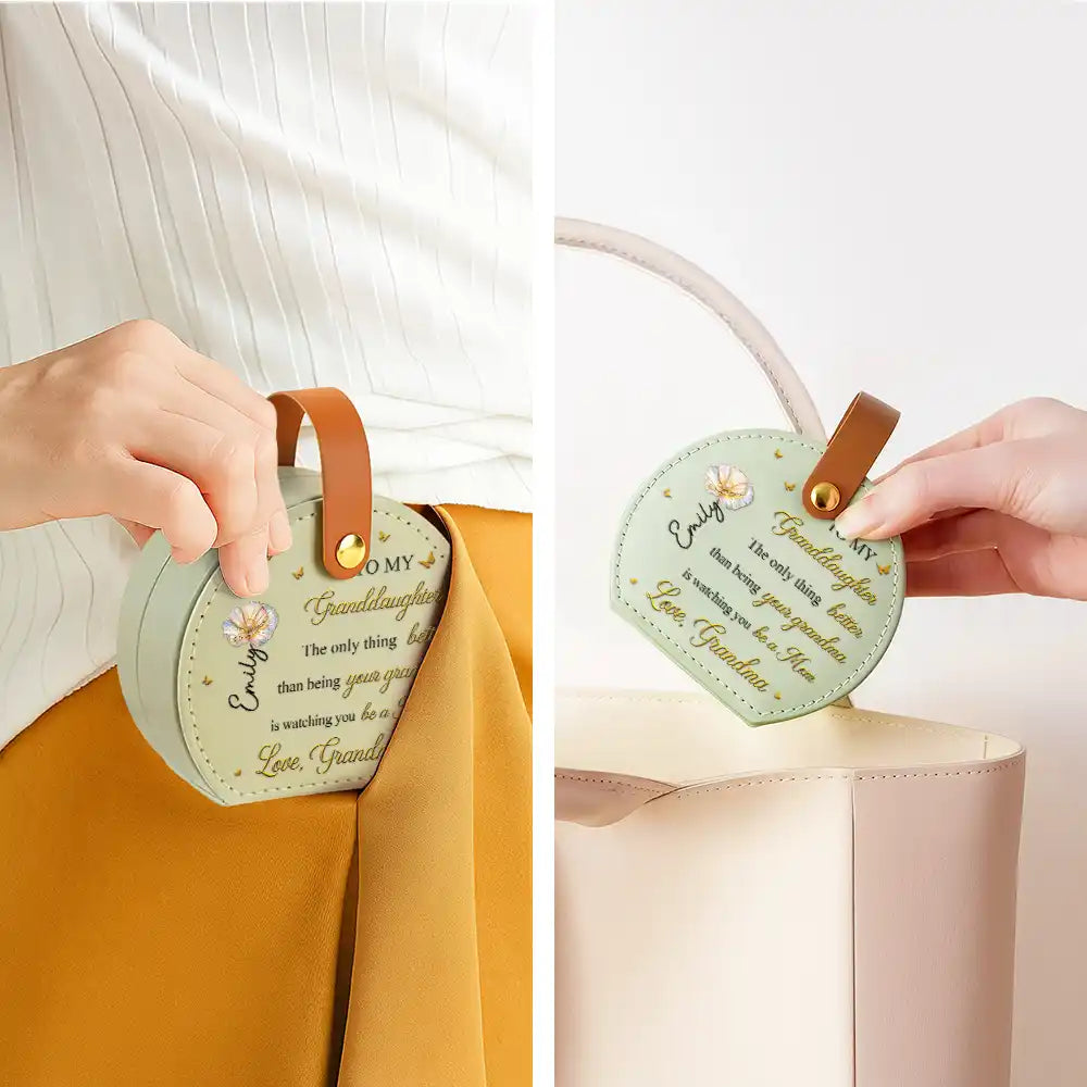 Gift For Daughter, Mom - Daughters (Adult), Gift For Women, Happy, Grandma - Grandkids, Gift For Grandkids - Mom Daughter The Only Thing Better Than Being Your Mother - Personalized Jewelry Box With Handle