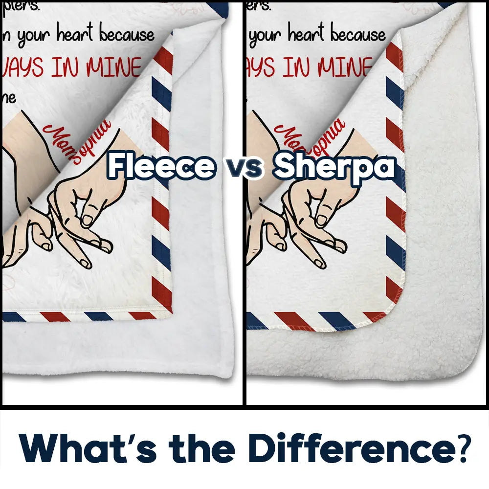 Gift For Daughter, Gift For Women, Mom - Daughters (Adult), Mom - Daughters (Young), Love, Top Market - Mom Daughter You'll Always Be My Baby Girl - Personalized Fleece Blanket, Sherpa Blanket