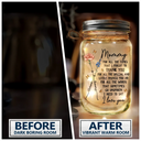 Gift For Grandma,Love,Gift For Mother - Mom For All The Times That I Forgot To Thank You - Personalized Mason Jar Light