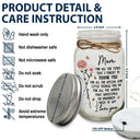 Gift For Grandma,Love,Gift For Mother - Mom For All The Times That I Forgot To Thank You - Personalized Mason Jar Light