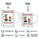 Gift For Son,Dad - Sons,Dad - Daughters (Adult),Dad - Daughters (Young),Gift For Daughter,Grandpa - Grandkids,Gift For Grandkids,Happy - Mom Grandma I Smile Because You Are My Daughter Son - Personalized Mug