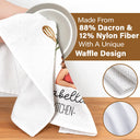 Gift For Wife,Gift For Women,Gift For Yourself,Gift For Mother,Gift For Grandma,Cooking,Mom's Hobby,Happy - Mom Grandma Kitchen - Personalized Kitchen Towel