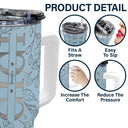 Gift For Mother,Gift For Grandma - Mom Grandma Nana - Personalized 40oz Tumbler With Straw