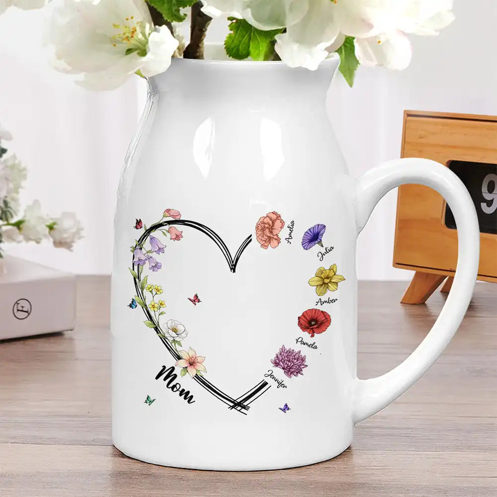 Échantillon - Vase à fleurs en céramique personnalisé