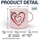 Gift For Grandma,Gift For Mother,Love - Mom Grandma Sweethearts - Personalized Combo Mug & Serving Board