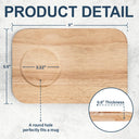 Grandma You Are Tea-Riffic - Personalized Serving Board With Cup Holder