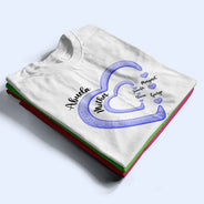 Gift For Wife, Gift For Mother, Gift For Grandma, Happy - Mom Grandma Sweethearts - Personalized T Shirt