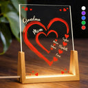 Gift For Wife,Gift For Mother,Gift For Grandma,Happy - Mom Mum Grandma Sweethearts - Personalized Night Light