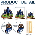 Sport Mom,Sport Dad,Gift For Mother,Gift For Father,Happy - Mom Mum Of The Match - Personalized Custom Shaped Wooden Plaque