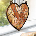 Gift For Grandma, Grandma - Grandkids, Gift For Mother, Happy - Mom Nana & Children Hands In Hands - Personalized Window Hanging Suncatcher Ornament