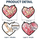 Gift For Grandma, Grandma - Grandkids, Gift For Mother, Happy - Mom Nana & Children Hands In Hands - Personalized Window Hanging Suncatcher Ornament