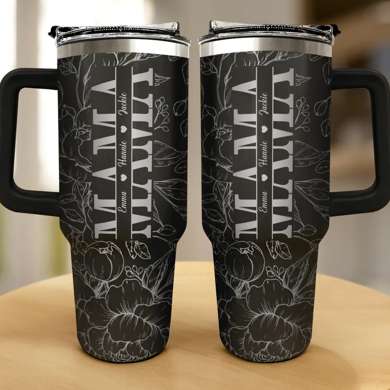 Gift For Mother, Mom - Children, Happy - Mom We Love You - Personalized Engraved 40oz Tumbler