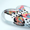 Love, Gift For Mother - Mom We Love You - Personalized Heart Shaped Acrylic Plaque