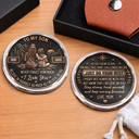 Top Market,Gift For Children,Inspirational,Gift For Mother,Mom - Daughter (Adult),Gift For Daughter,Vector - Mom & Daughter Son Just Do Your Best - Personalized Leather Pocket Hug