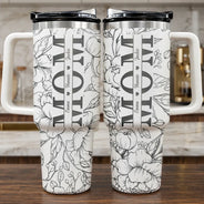 Mom We Love You - Personalized Engraved 40oz Tumbler