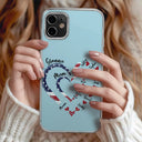 Gift For Mother,Gift For Grandma,Love,Gift For Wife,Independence Day - Mom's Grandma's Sweethearts Independence Day - Personalized Clear Phone Case