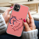 Gift For Mother,Gift For Grandma,Love,Gift For Wife,Independence Day - Mom's Grandma's Sweethearts Independence Day - Personalized Clear Phone Case