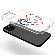 Gift For Mother,Gift For Grandma,Love,Gift For Wife,Independence Day - Mom's Grandma's Sweethearts Independence Day - Personalized Clear Phone Case