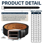Gift For Husband,New Dad,Gift For Father - Moment You Became My Daddy - Personalized Engraved Leather Belt