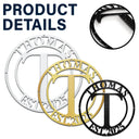 Happy,Family,Parents,Gift For Grandparents - Monogram Family Name - Personalized Cutout Metal Sign