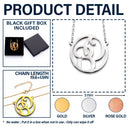 Gift For Couples,Gift For Wife,Gift For Girlfriend,Love,Gift For Women - Monogram Interwined Initials Couple - Personalized Letter Necklace