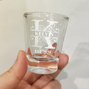 Gift For Men - Monogram Name - Personalized Shot Glass