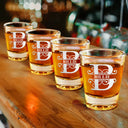 Gift For Men - Monogram Name - Personalized Shot Glass