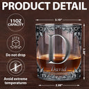 Gift For Yourself,Gift For Women,Happy - Monogram Old Fashioned Gift Whiskey Spirit - Personalized Whiskey Glass