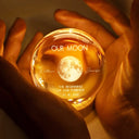 Gift For Couples,Old Couples,Gift For Husband,Gift For Wife,Gift For Boyfriend,Gift For Girlfriend,Love - Moon Phase The Beginning Of Our Forever - Personalized Crystal Globe Lamp