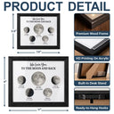 Grateful,Gift For Mother,Moon Phase - Moon Phase We Love You To The Moon And Back - Personalized LED Light Shadow Box