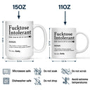 Gift For Bestie, Happy, Top Market, Gifts For Colleagues - Morning Intolerant Funny - Personalized Mug