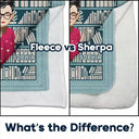 Reading, Gift For Yourself, Happy - Mosaic Crochet Pattern Inspired This Is My Reading Blanket - Personalized Fleece Blanket, Sherpa Blanket