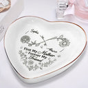 Gift For Mother,Gift For Daughter,Mom,Daughters (Adult),Daughters - Mother And Daughter A Bond That Can't Be Broken - Personalized Heart Ring Dish