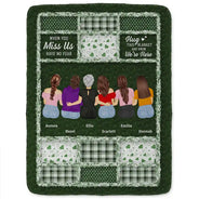 Gift For Women,Gift For Mother,Mom'Daughters (Adult),Gift For Daughter,Love - Mother Daughters Hug This Blanket - Personalized Fleece Blanket, Sherpa Blanket