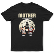 Halloween,Cat Lovers,Cat Mom,Pet Lovers,Happy - Mother Of Little Meowsters - Personalized T Shirt