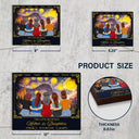 Gift For Mother, Dad - Daughters (Adult), Gift For Daughter, Love - Mother & Daughters Forever Linked Together - Personalized LED Light Wooden Plaque